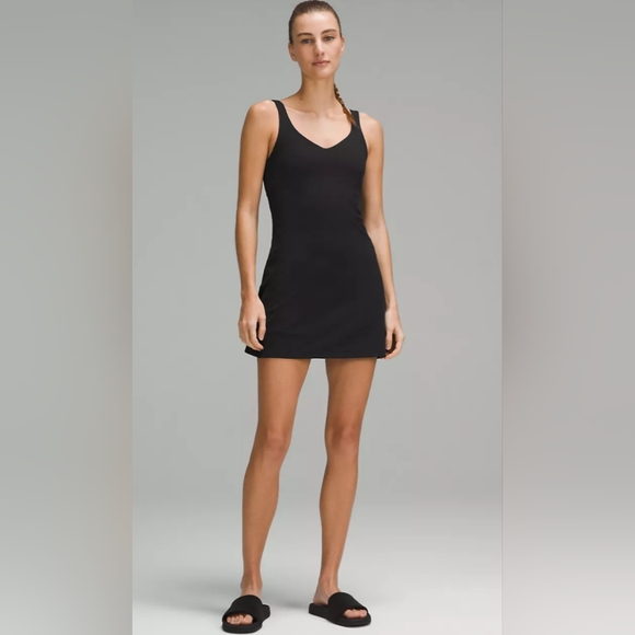lululemon athletica Dresses & Skirts - lululemon athletica Sleek Black Mini Dress